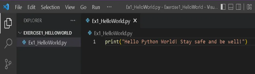 VS Code tab showing a saved Python file with no unsaved-changes dot next to the filename
