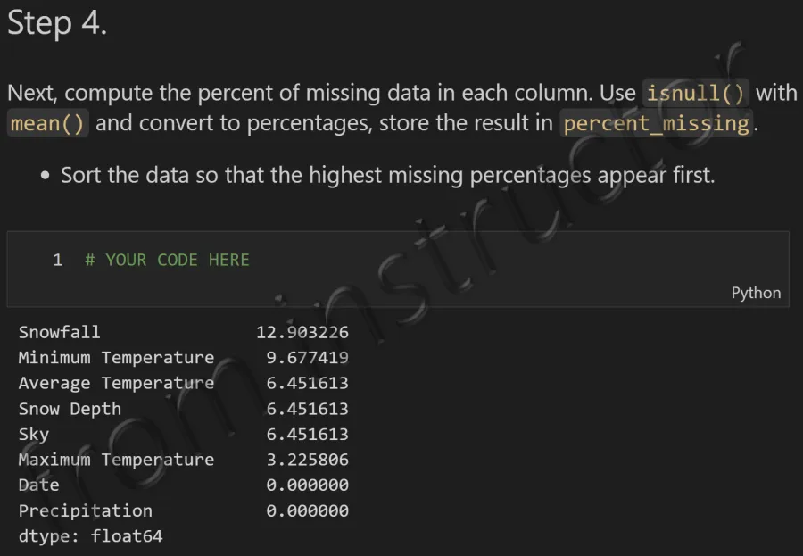 Expected output: Ithaca climate DataFrame after step 4 cleansing showing further corrected values